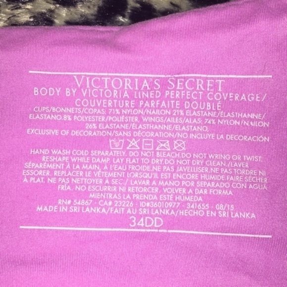 Like New Victoria’s Secret BBV Perfect Bra 34DD - Picture 5 of 8